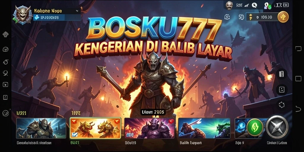 Gameplay menakutkan yang penuh ketegangan dari BOSKU777.