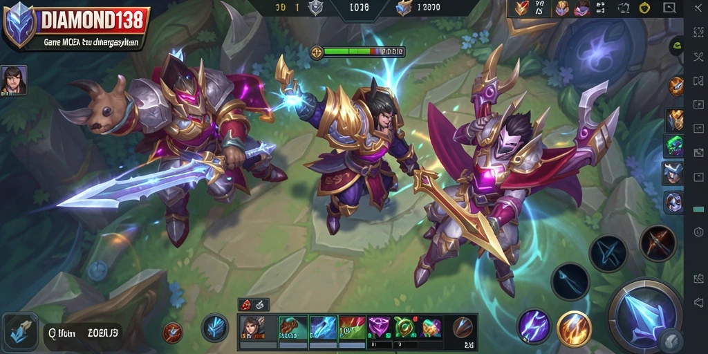 Tampilan gameplay seru dari DIAMOND138 yang memukau.
