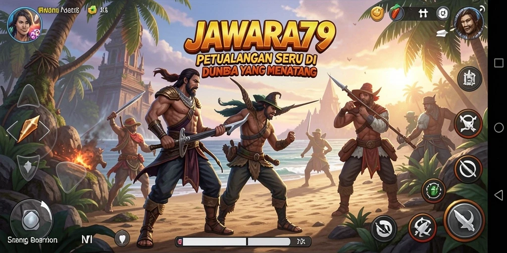 Tangkapan layar gameplay <strong>JAWARA79</strong> menampilkan petualangan dinamis dan grafis menawan.