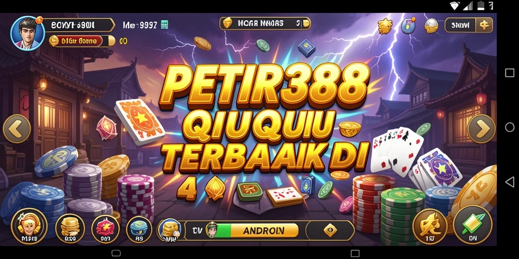 Tampilan menarik gameplay QiuQiu di PETIR388.