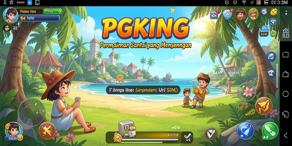 Tampilan gameplay PGKING yang menghibur dan menarik.